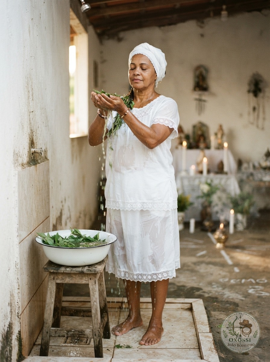 Banhos de Descarrego na Umbanda: Fundamentos das Ervas e Função Ritual